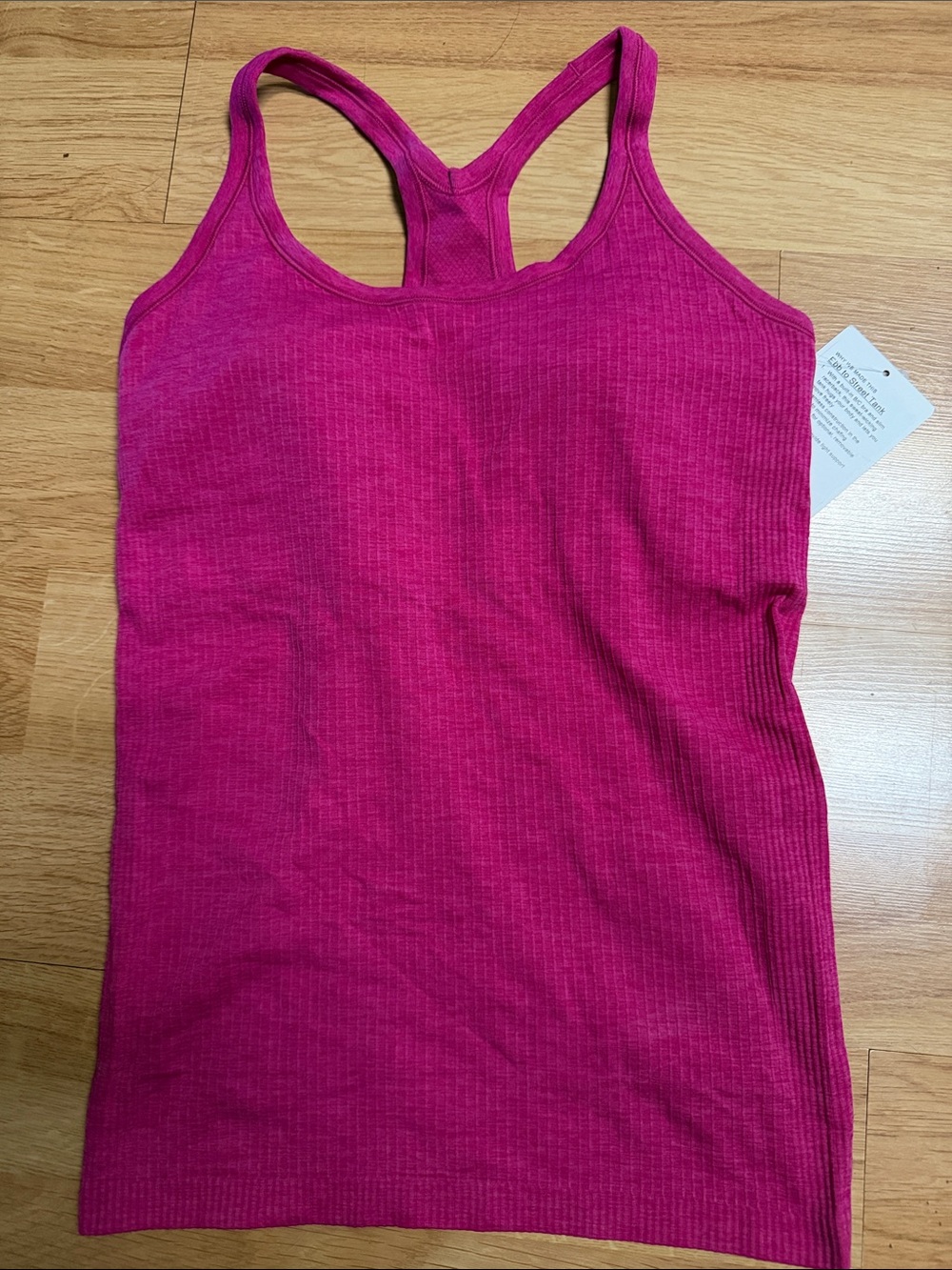 lululemon athletica Ribbed Racerback Tank - Fuchsia Pink